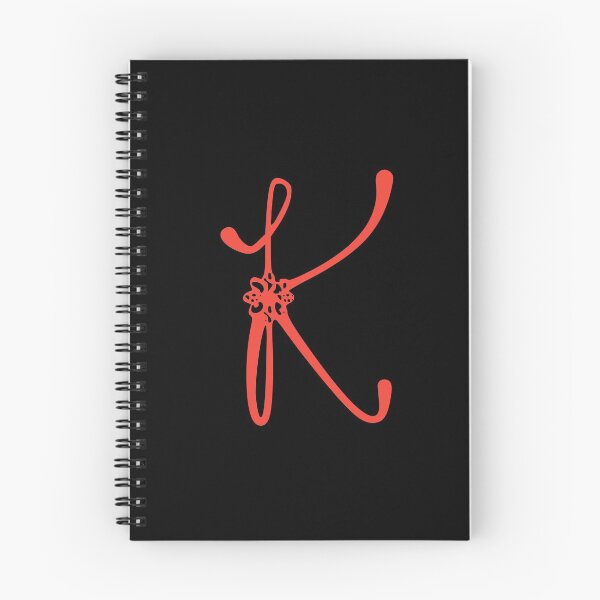 Item preview, Floral Initial monogram K designed and sold by Creative-draw.