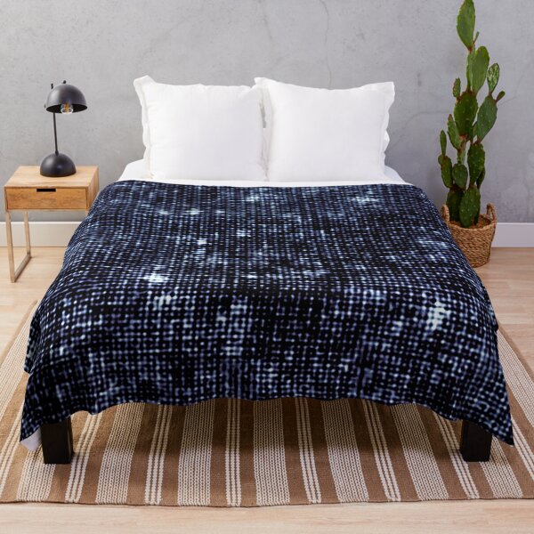 Item preview, Geometric Dark Blue Abstract Print Pattern designed and sold by DFLC Prints.