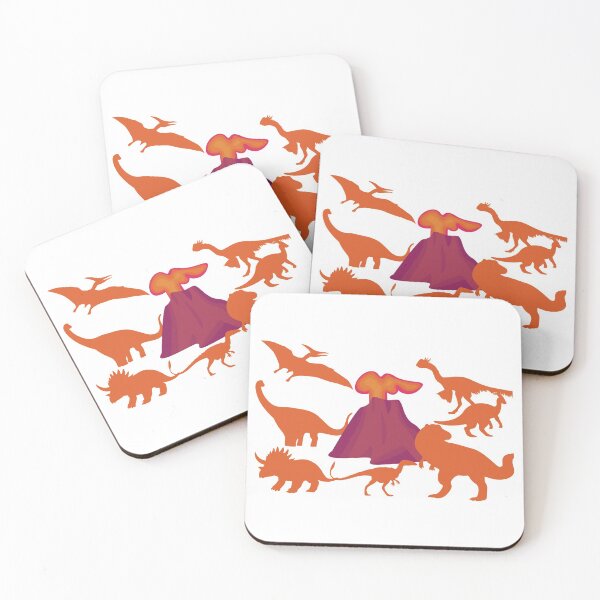 Item preview, Dinosaur And Volcano designed and sold by WorldWarArt.