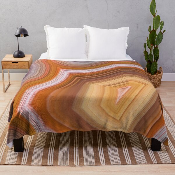 Item preview, Orange Yellow Violet Galaxies Sliced Geode Agate Graphic Pattern designed and sold by Sohee Jin.