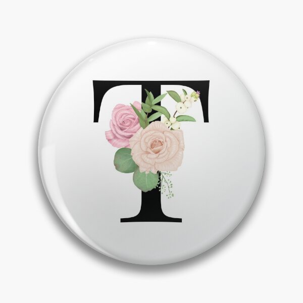 Item preview, Floral T Monogram designed and sold by starrylite.