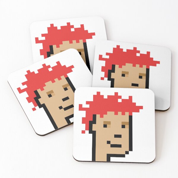 Item preview, CryptoPunk #1049 (Male with Crazy Red Hair & Smile) designed and sold by inVinnieVeritas.