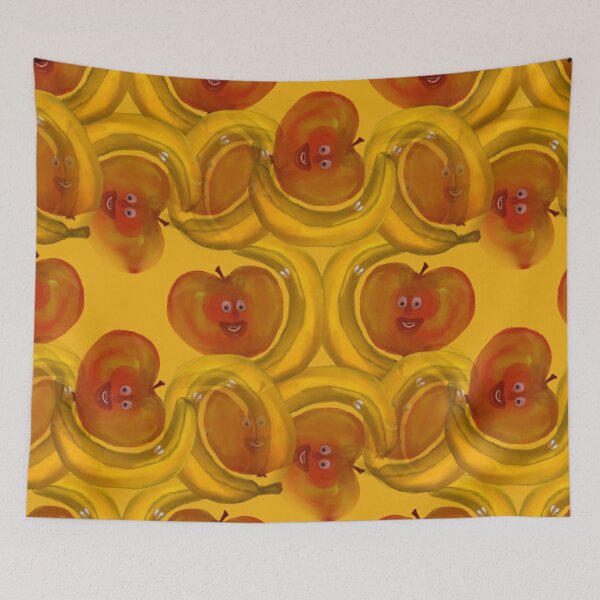 Item preview, Apple bananas pattern designed and sold by DCSMKreativ.