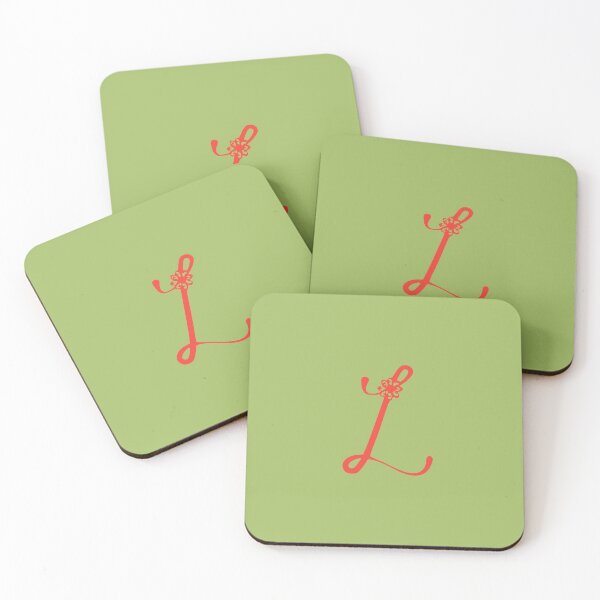 Item preview, Floral Initial monogram L designed and sold by Creative-draw.