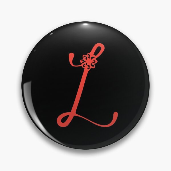Item preview, Floral Initial monogram L designed and sold by Creative-draw.