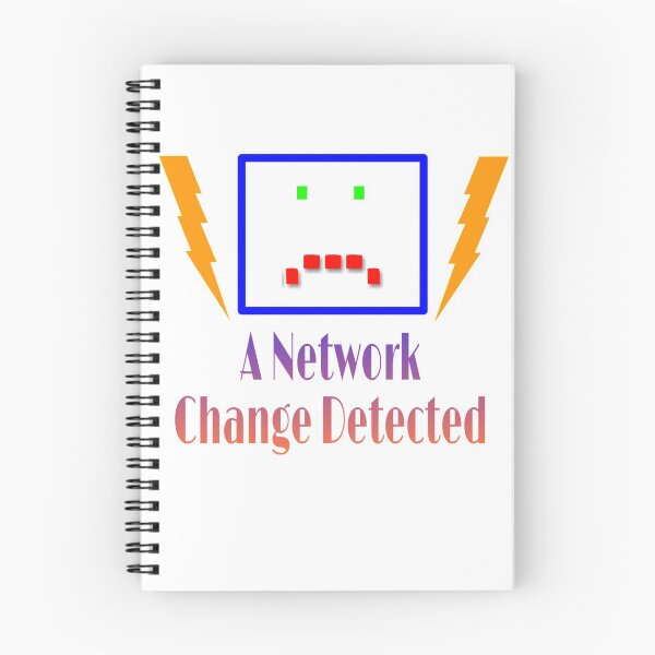 Item preview, A network change detected  designed and sold by 59SHOP24.