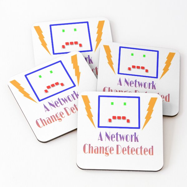 Item preview, A network change detected  designed and sold by 59SHOP24.
