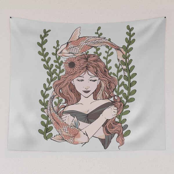 Item preview, Chica sirena bajo el agua designed and sold by notasimp.