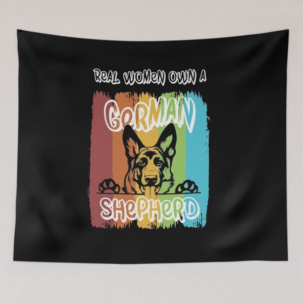 Item preview, Vintage Dog Owner Motive Real Women Own A German Shepherd  designed and sold by Rzelemenz.