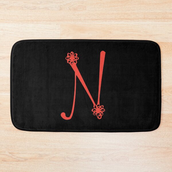 Aperçu de l'œuvre Monogramme initial floral N créée et vendue par Creative-draw.