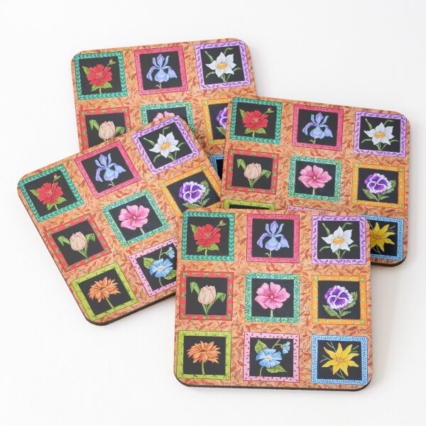 Item preview, Watercolor: Boho Flowers designed and sold by Delphine HIBOU.