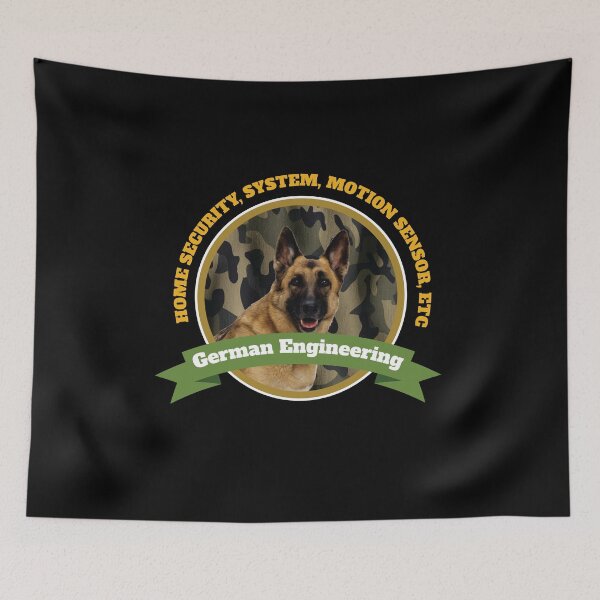 Item preview, German Engineering Camouflage Dog Funny German Shepherd  designed and sold by Rzelemenz.