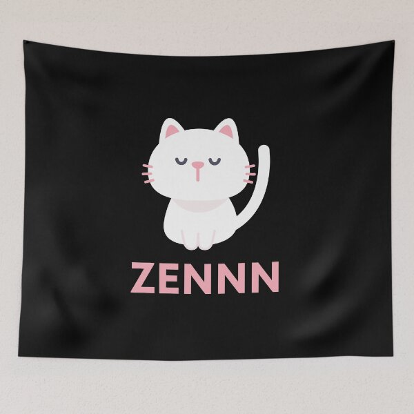 Item preview, Zennn - white and pink designed and sold by TeeChest.