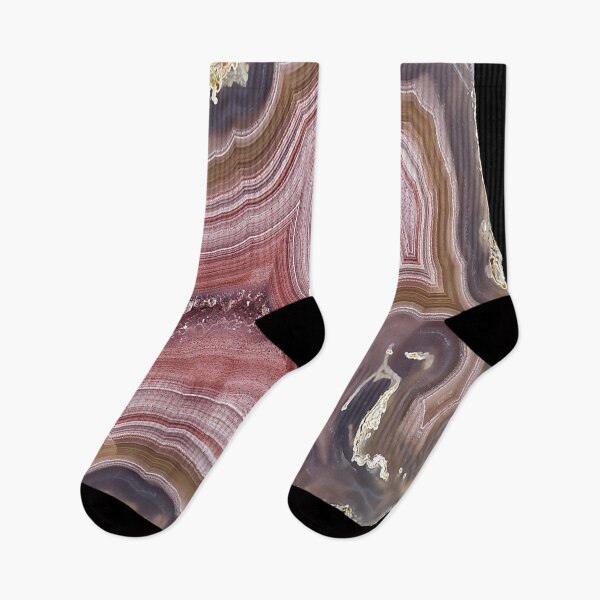 Item preview, Pink, Violet Red, Gold Galaxies Sliced Geode Agate Graphic Pattern designed and sold by Sohee Jin.