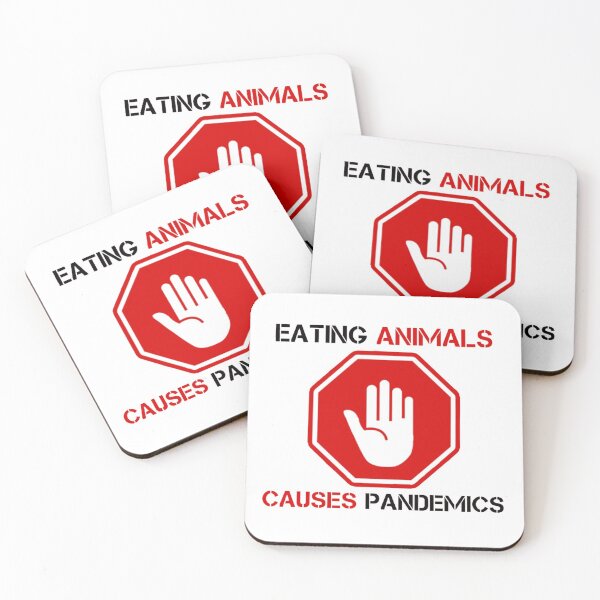 Item preview, Eating Animals Causes Pandemics designed and sold by shellagrash.