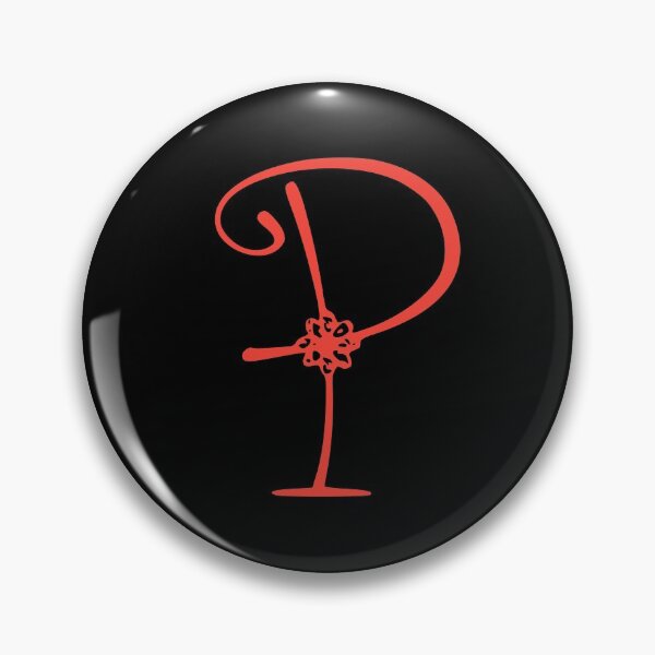 Item preview, Floral Initial monogram P designed and sold by Creative-draw.