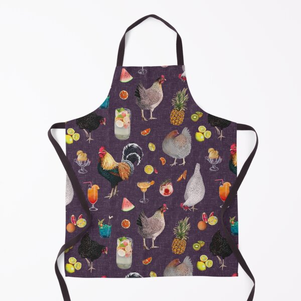 Item preview, Cocktails with Chicken, drinking with chicken designed and sold by Rebecca Reck Art.