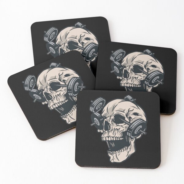 Item preview, Skull Gym Barbells  designed and sold by Singhe Design.
