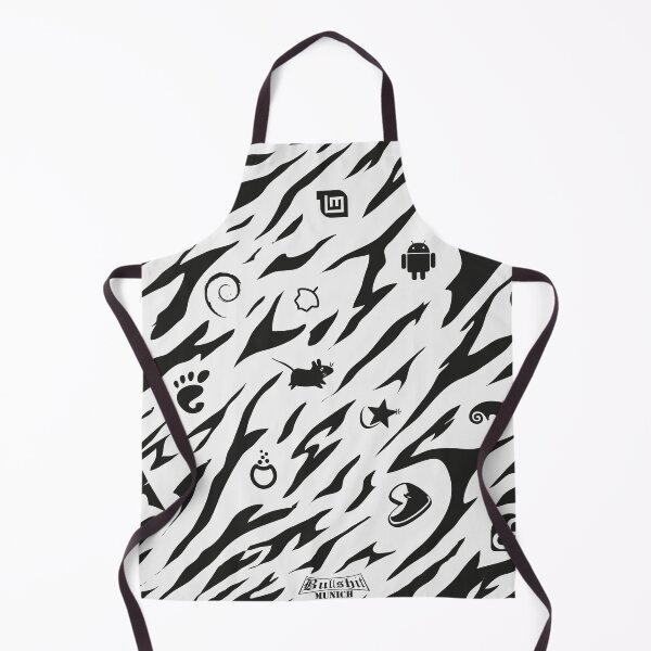 Item preview, Zebra camouflage pattern with Linux logos designed and sold by Exilant.