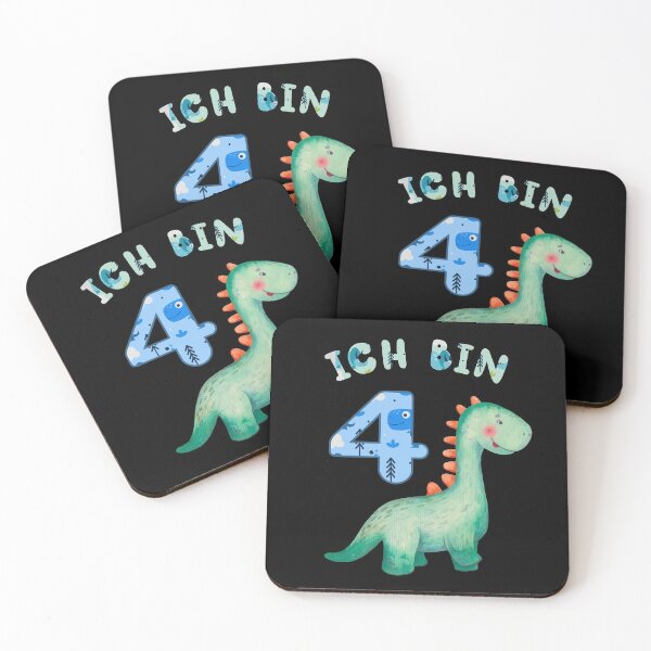 Item preview, Dinosauerier I'm 4 - Dino children's birthday designed and sold by Shirt-Designs.
