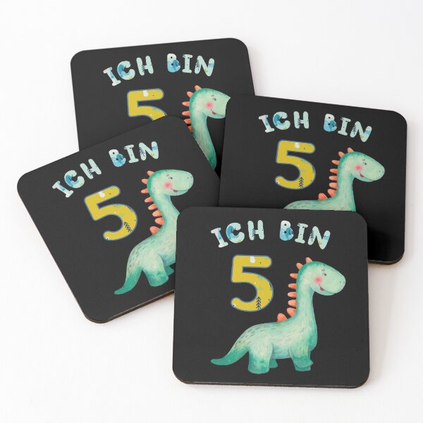 Item preview, Dinosauerier I'm 5 - Dino children's birthday party designed and sold by Shirt-Designs.