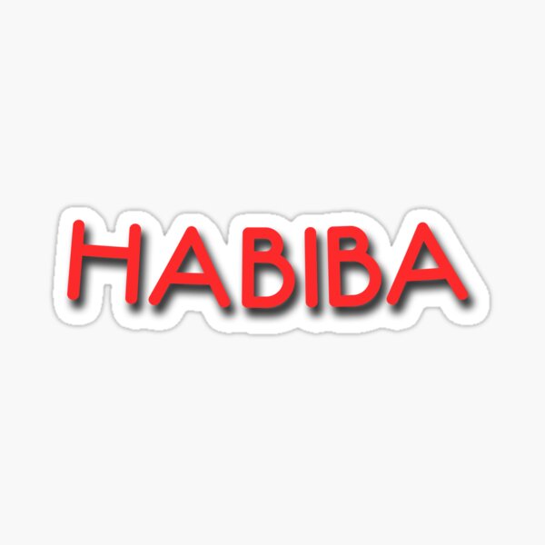 Stickers sur le th me Habiba Redbubble