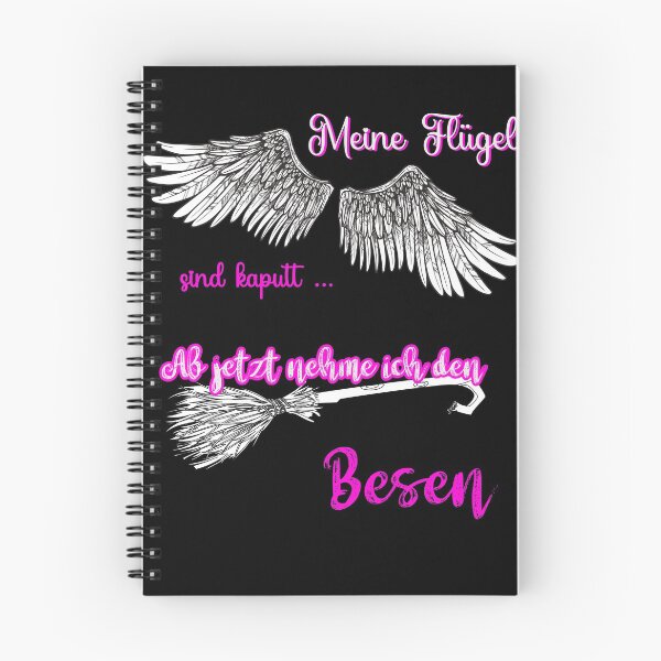 Artikelvorschau, Engel - Hexe - meine Flügel sind kaputt - Besen entworfen und verkauft von Shirt-Designs.