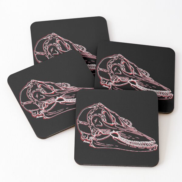 Item preview, Dolphin Skull (black BG) designed and sold by -Senaar-.