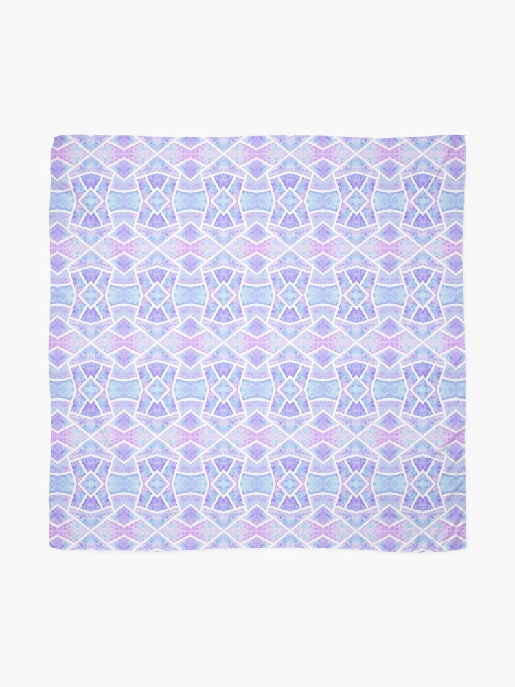 Foulard ''Mosaïque Bleue' : autre vue