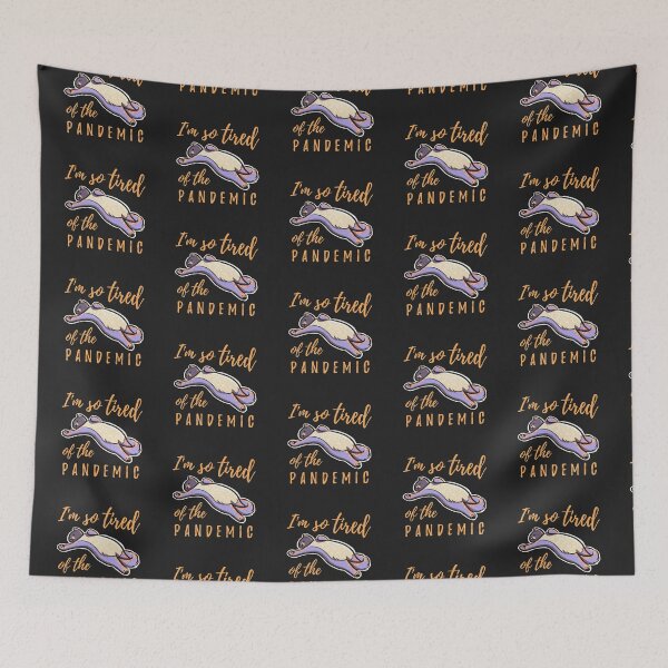 Item preview, I'M SO TIRED OF THE PANDEMIC CAT DESIGN designed and sold by Surreptica.