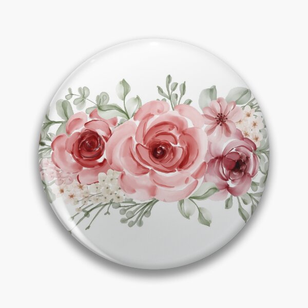 Item preview, Romantic Watercolor Floral bouquet designed and sold by wild-bloom.