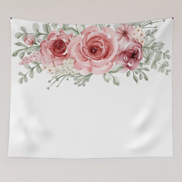 Item preview, Romantic Watercolor Floral bouquet designed and sold by wild-bloom.