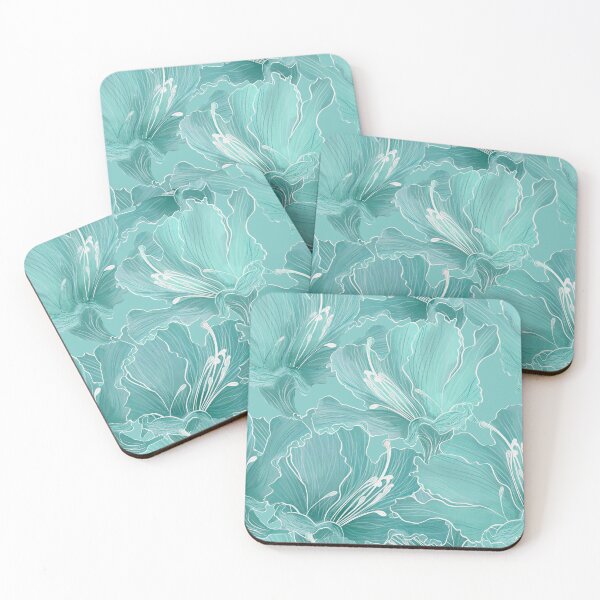 Item preview,  Delicate seamless pattern with beautiful scenic rhododendron flowers, with beautiful curly petals. designed and sold by ANAKOTO.