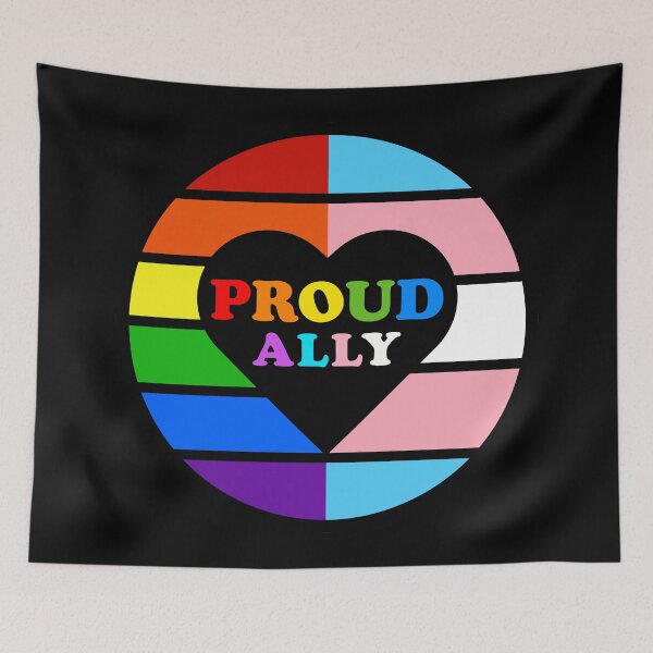 Item preview, Proud Ally LGBT Flag, Gay Pride Month, Transgender Rainbow designed and sold by aronia.