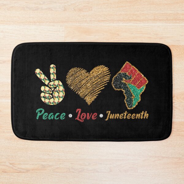 Item preview, Peace Love Juneteenth Black Pride Freedom independence day designed and sold by ecomdesign.