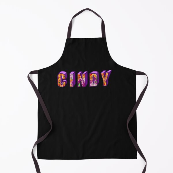 Item preview, Top 10 best personalised gifts 2022 - Cindy personalised personalized custom name floral with purple on black background . Cindy designed and sold by Artonmytee.