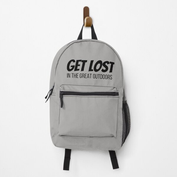 Item preview, Get Lost In The Great Outdoors. Text Only Design, Black Text. Clean. Capitals. designed and sold by JellyBeenzz.