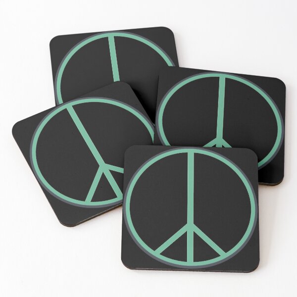 Item preview, Green peace and love sign designed and sold by For the love of Pixels.