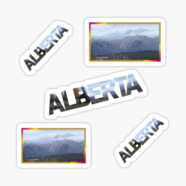 Juniper Inn View, Alberta.Canada Sticker