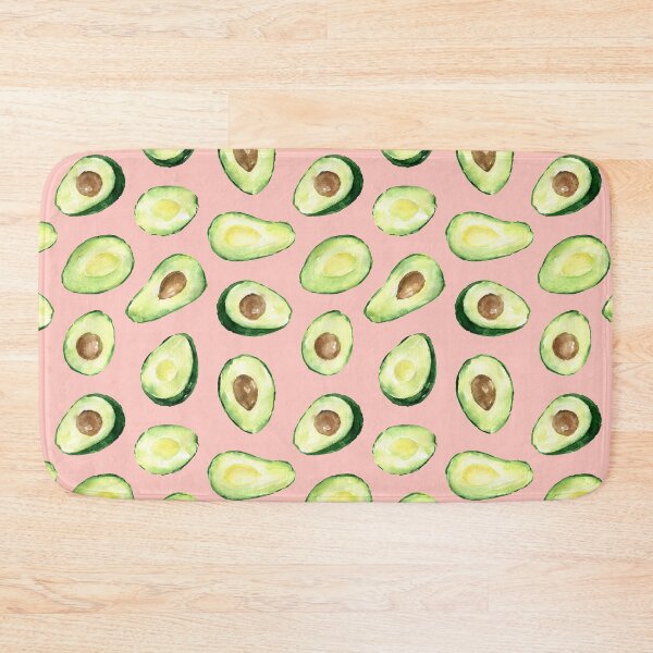 Item preview, Avocado's halves on a coral background designed and sold by alenaganzhela.