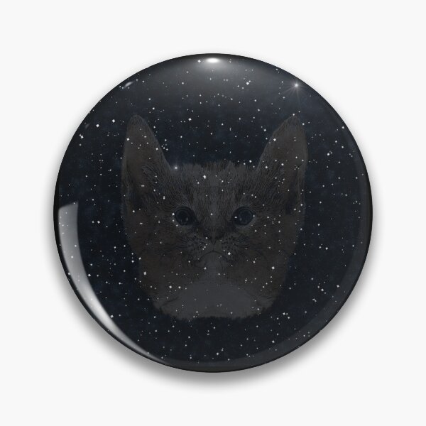 Item preview, Kitten night design, kitten photo, night pattern designed and sold by Kirei-Lily.