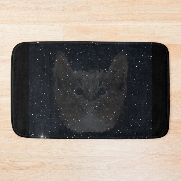Item preview, Kitten night design, kitten photo, night pattern designed and sold by Kirei-Lily.