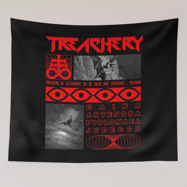 Item preview, TREACHERY DANTE'S INFERNO VIRTUE404 STREETWEAR designed and sold by virtue404.
