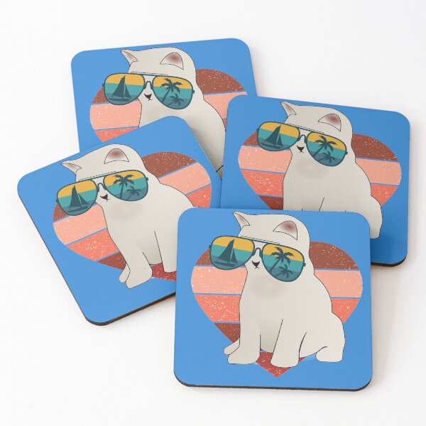 Item preview, CATS WEARING SUNGLASSES (SUNSET EDITION) designed and sold by UnboundFull.
