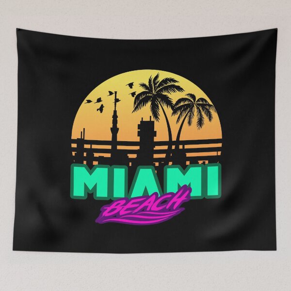 Item preview, Miami Beach Sunset Palms Trees designed and sold by Kolsab.