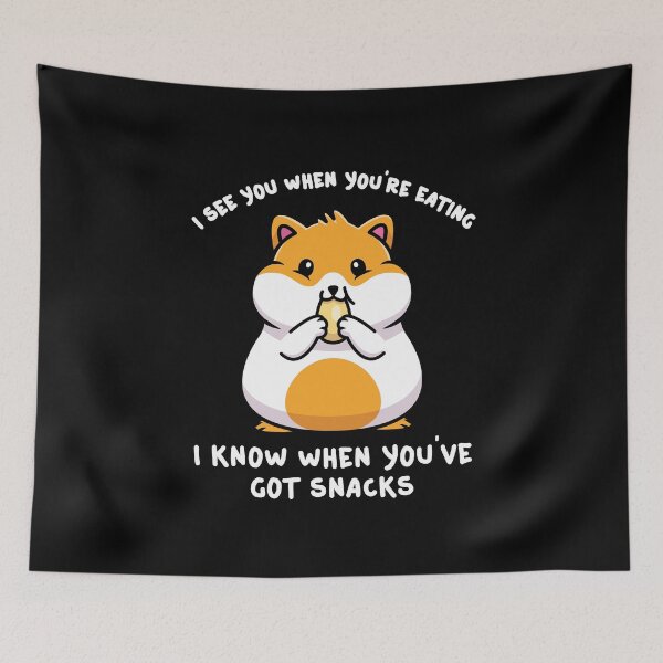 Item preview, Hamster Know When You've Got Snacks designed and sold by designeclipse.