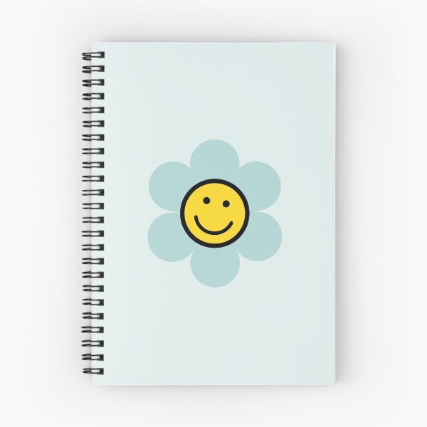 Item preview, smiley flower blue pastel designed and sold by crownyart.
