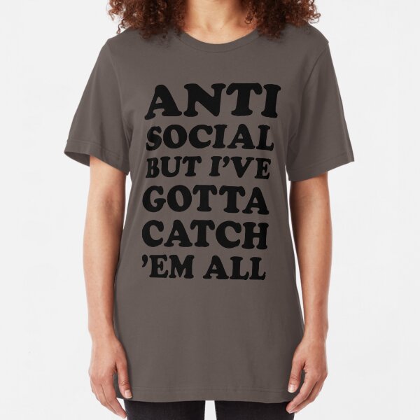 Antisocial Trainer Problems Slim Fit T-Shirt