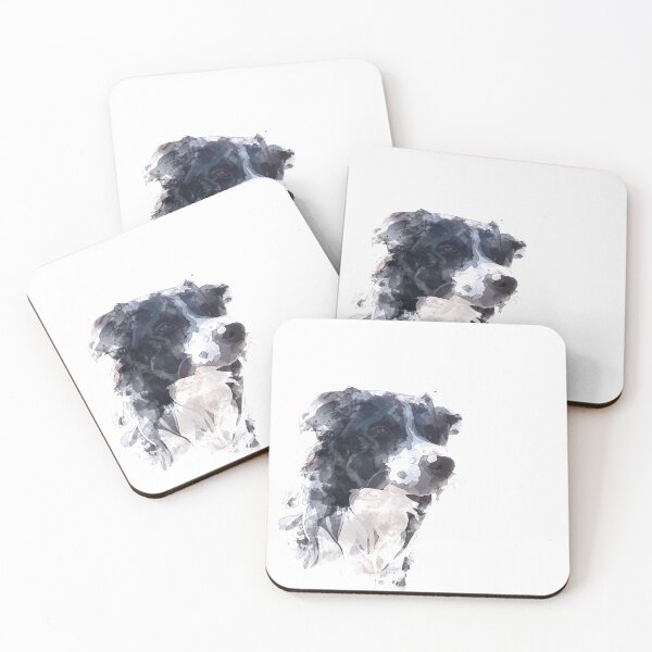 Item preview, Watercolour Border Collie designed and sold by snewdesigns.
