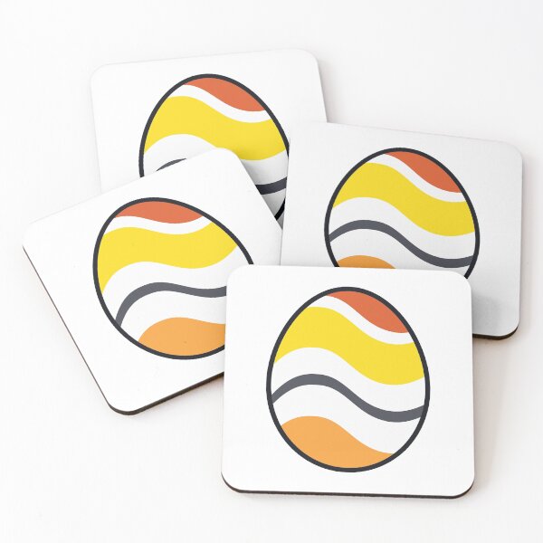 Item preview, Egg | Red Orange Yellow | Stripes v2 designed and sold by Wintre2.